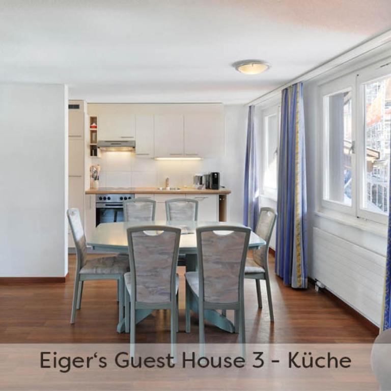 Eiger Guest House - Grindelwald - Apartment mit 3 Schlafzimmern im Dachgeschoss - Chalet Eiger - 12
