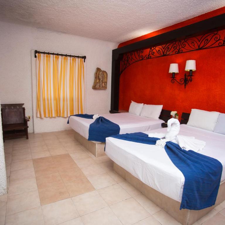 Hotel Xbalamqué Boutique & Spa - Habitación Doble - 2 camas dobles - 6