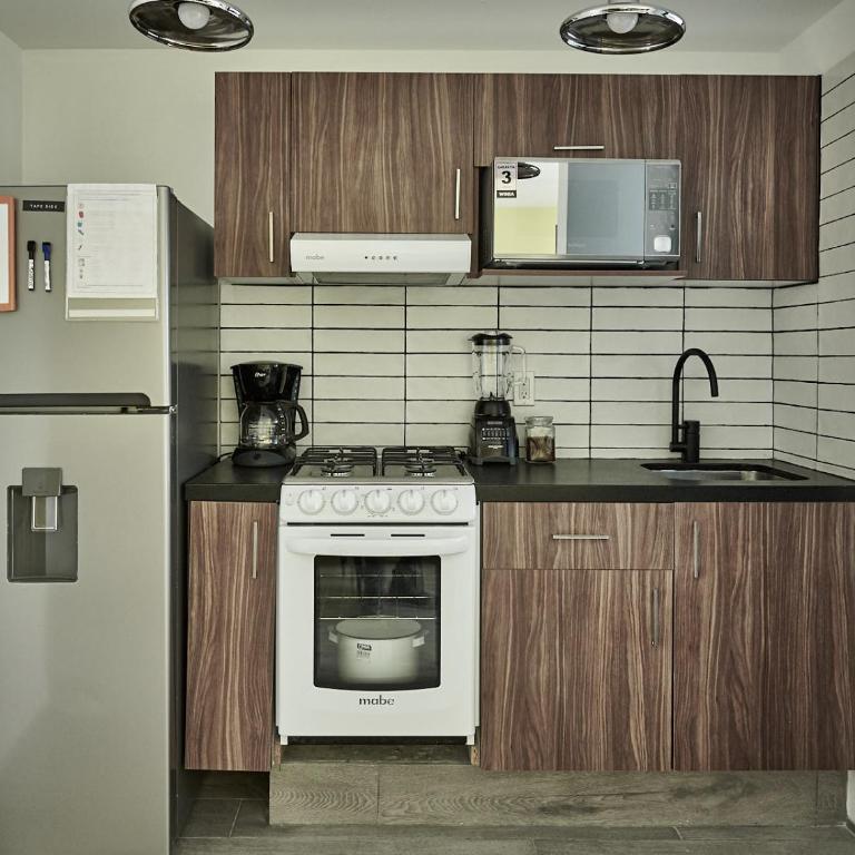 Armónico departamento Ciudad de México - Three-Bedroom Apartment - 37