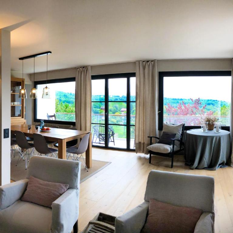 Vue exceptionnelle sur lac d'Annecy et Montagnes - Villa - 5