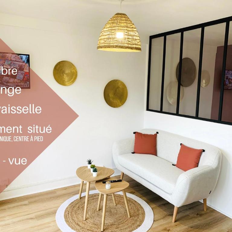 Studio ScandiChic tout équipé centre-gare-rives-clinique à pied - Appartamento con 1 Camera da Letto - 1
