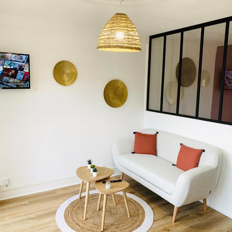 Studio ScandiChic tout équipé centre-gare-rives-clinique à pied - Appartamento con 1 Camera da Letto - 3