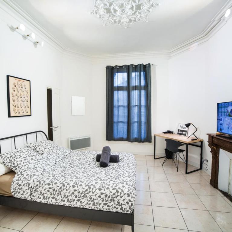 LGC Habitat- private room- Gare Saint-Roch - Camera Matrimoniale con Bagno in Comune - 4
