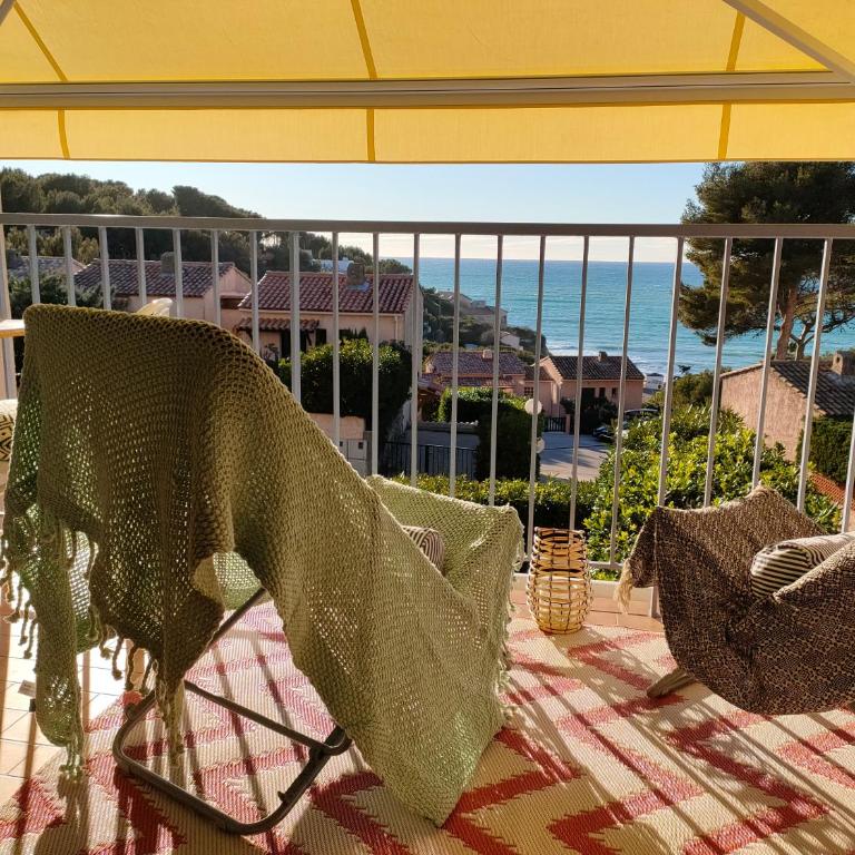 Appartement avec terrasse vue mer, proximité plage, place parking - Apartamento de 2 dormitorios - 5