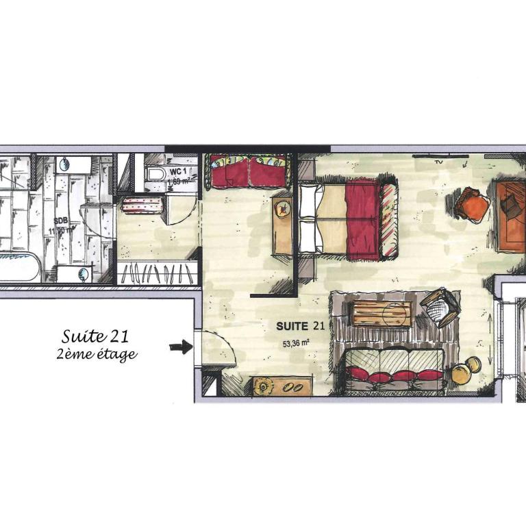 Hôtel LA MOURRA - Suite Junior Deluxe - 1