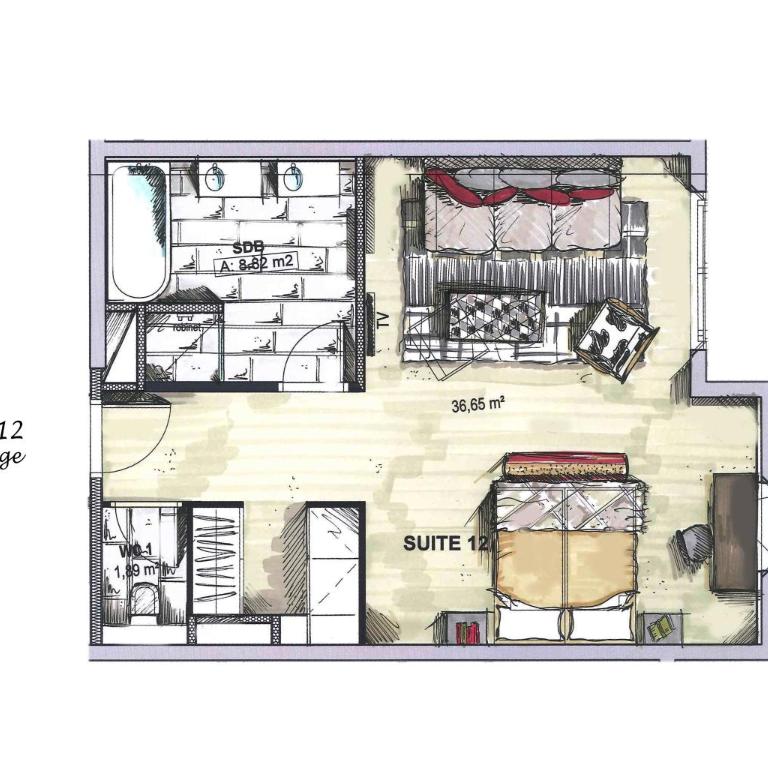 Hôtel LA MOURRA - Suite Junior - 1