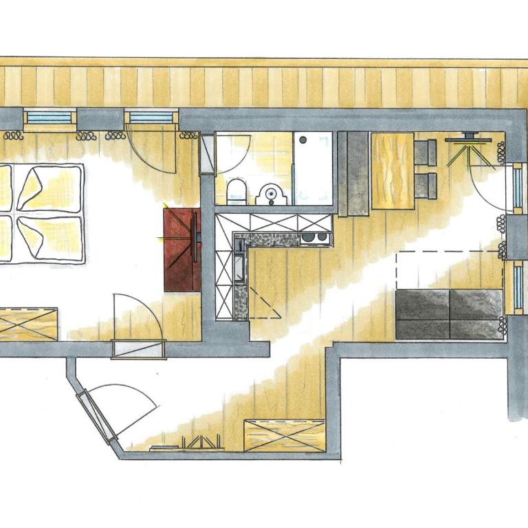 Pension Hinterholzer Apartments und Zimmer - Apartment mit 1 Schlafzimmer - 6