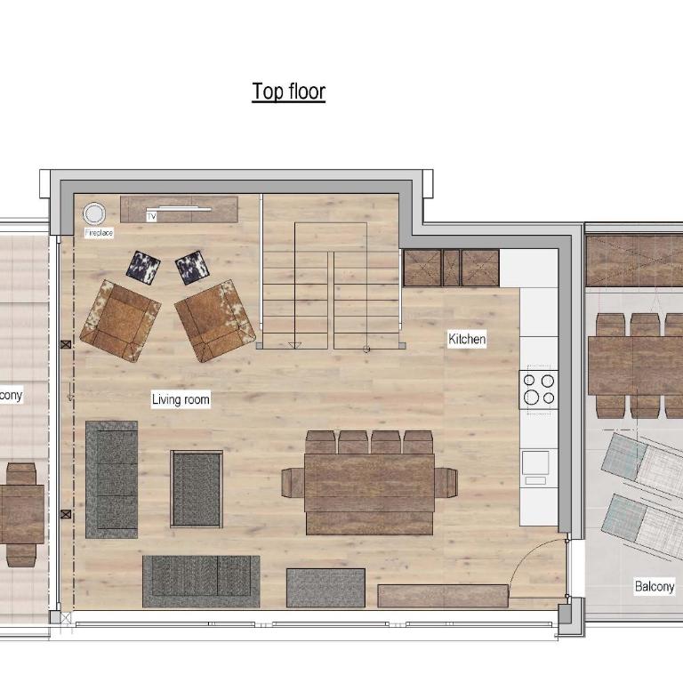 Chalet Black Pearl - Apartment mit 5 Schlafzimmern - 38