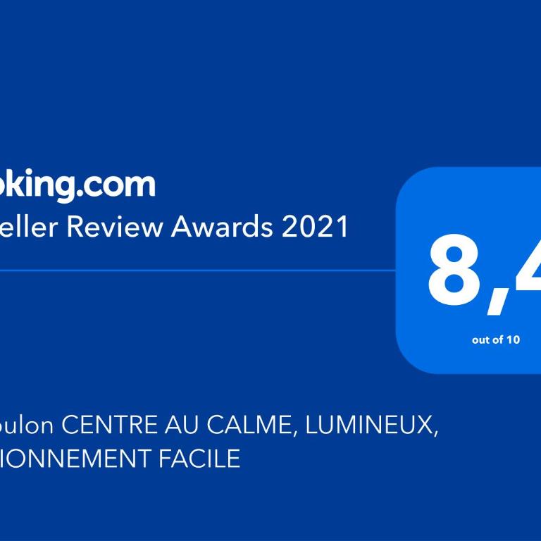 #1 Toulon CENTRE AU CALME, LUMINEUX, STATIONNEMENT FACILE - Chambre Double - 31