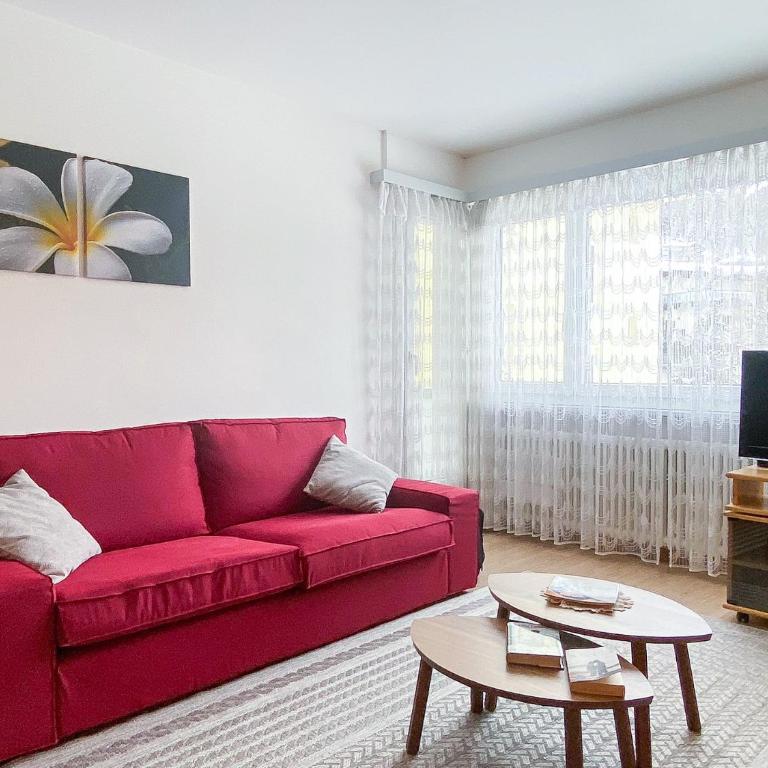 Zentrale Wohnung in St. Moritz mit großem Balkon - Apartment mit 1 Schlafzimmer - 2