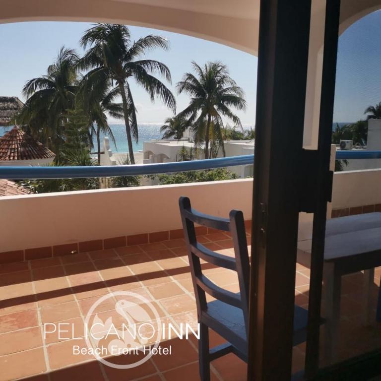 Pelicano Inn Playa del Carmen - Beachfront Hotel - Double Room with Two Double Beds and Sea View - 4