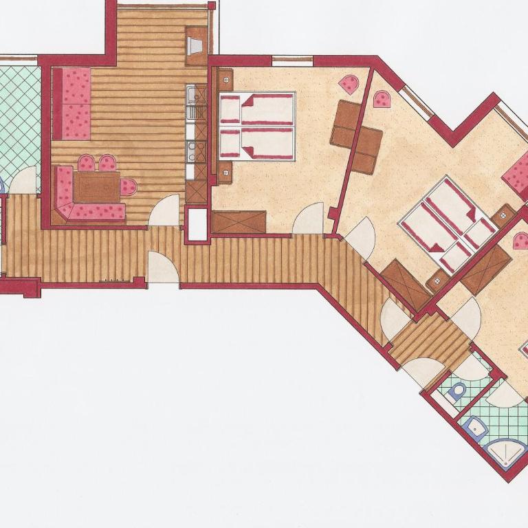 Hotel Breitlehenalm - Apartment mit 3 Schlafzimmern - 1