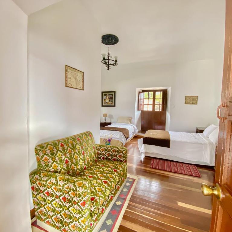 Casa del Carmen - Villa de Leyva - Habitación Cuádruple Clásica - 5