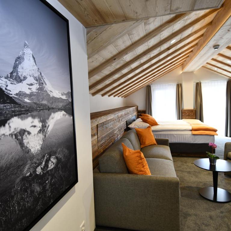 Hotel Elite - Junior Suite im Dachgeschoss mit Matterhornblick - 1