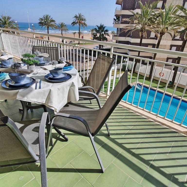 AGUAMARINA GANDIA - Primera línea de Playa - Apartamento de 3 dormitorios - 1