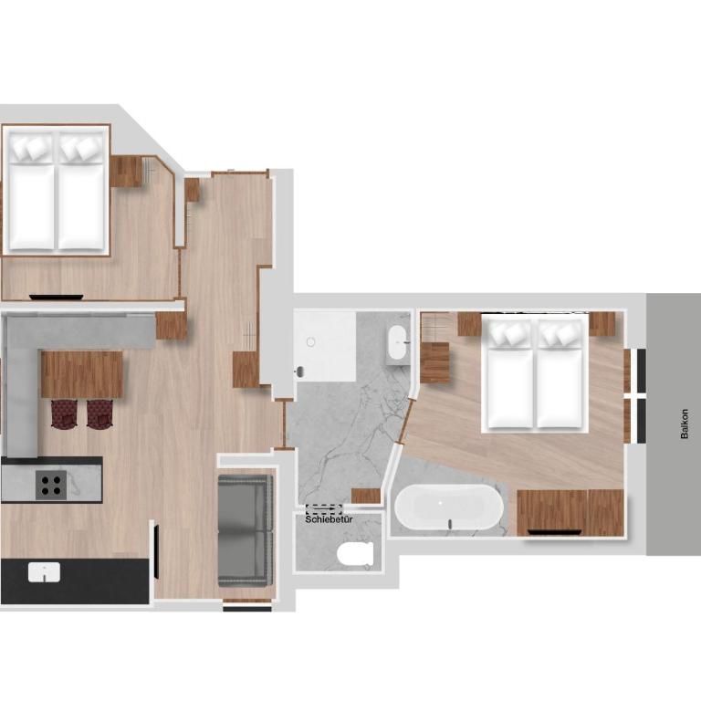 Hofgut Wagrain Apartment & Lifestyle Resort - Apartment mit 2 Schlafzimmern - 1