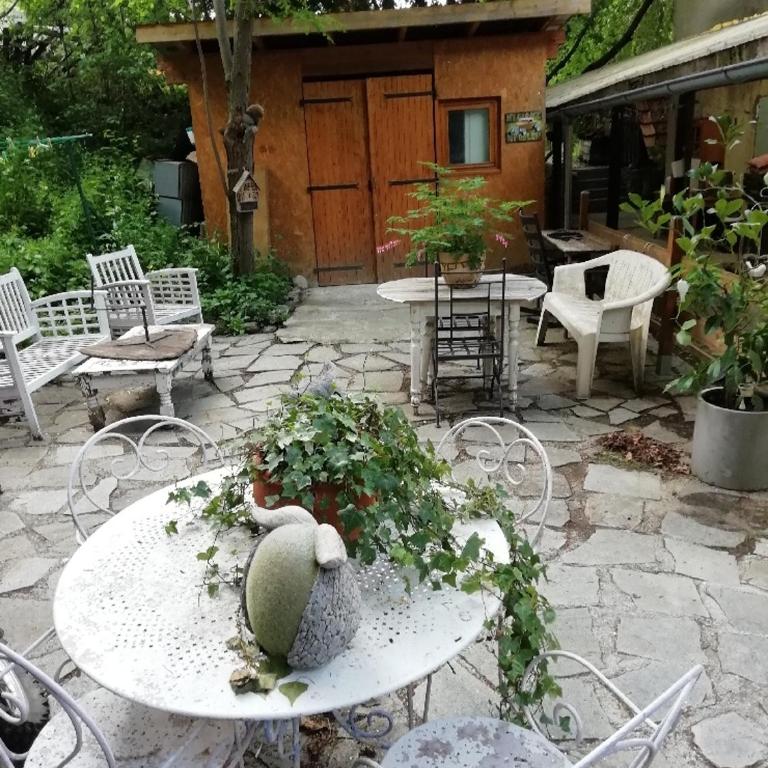 Hotel & Restaurant Le Chalvet - Chambre Double Standard - Vue sur Jardin - 8