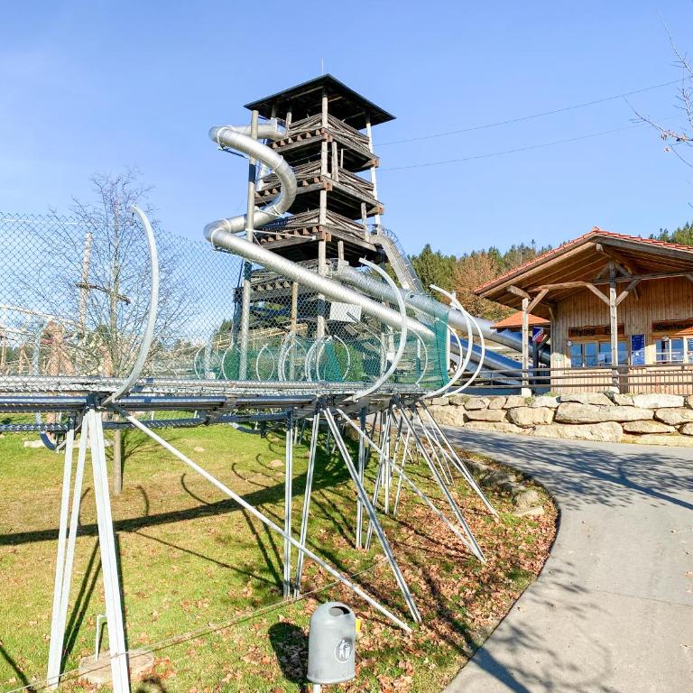 Charmante Ferienwohnung mit Sauna und Schwimmbad im zauberhaften Bayerischen Wald - Apartamento con balcón - 37