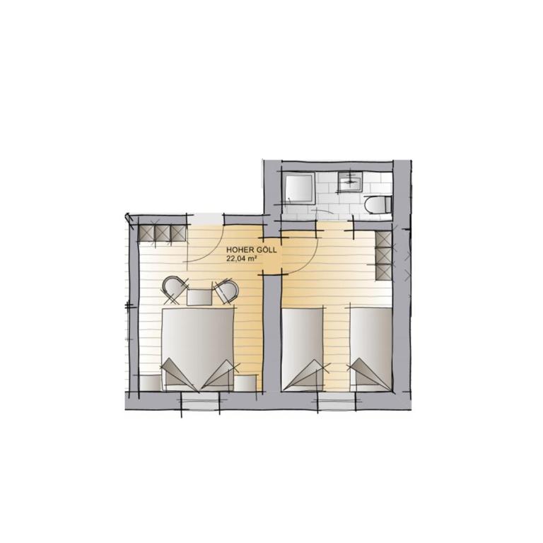 Gästehaus Siegllehen in Schönau am Königssee - Familienzimmer - 1
