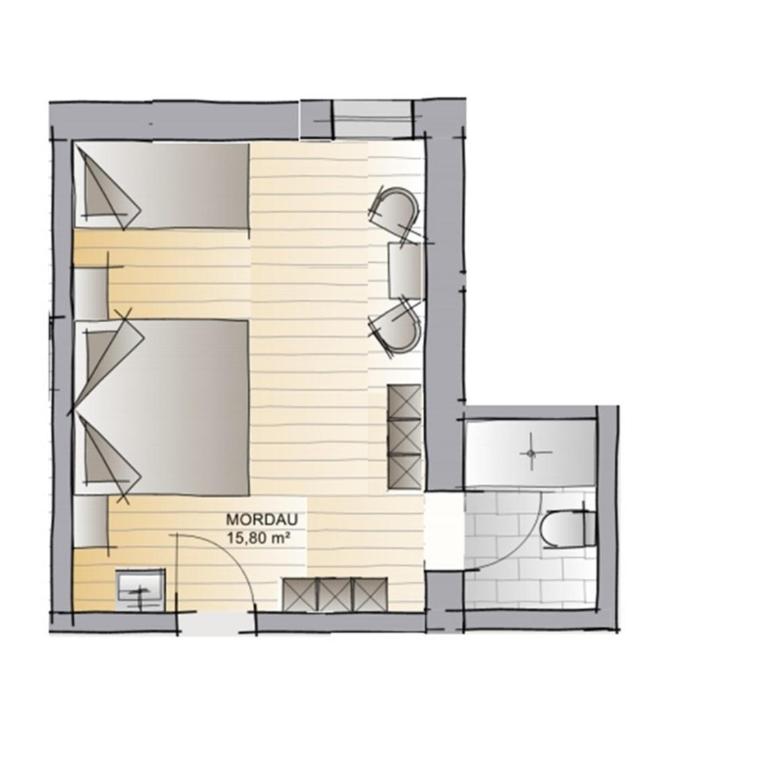 Gästehaus Siegllehen in Schönau am Königssee - Familienzimmer mit Bad - 1