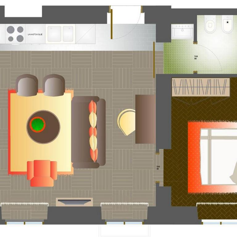 Piazza Vittorio Suites - Appartamento con 1 Camera da Letto - 6