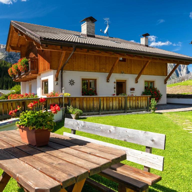 Ciasa Odlana - Appartamento con 1 Camera da Letto e Balcone - 14