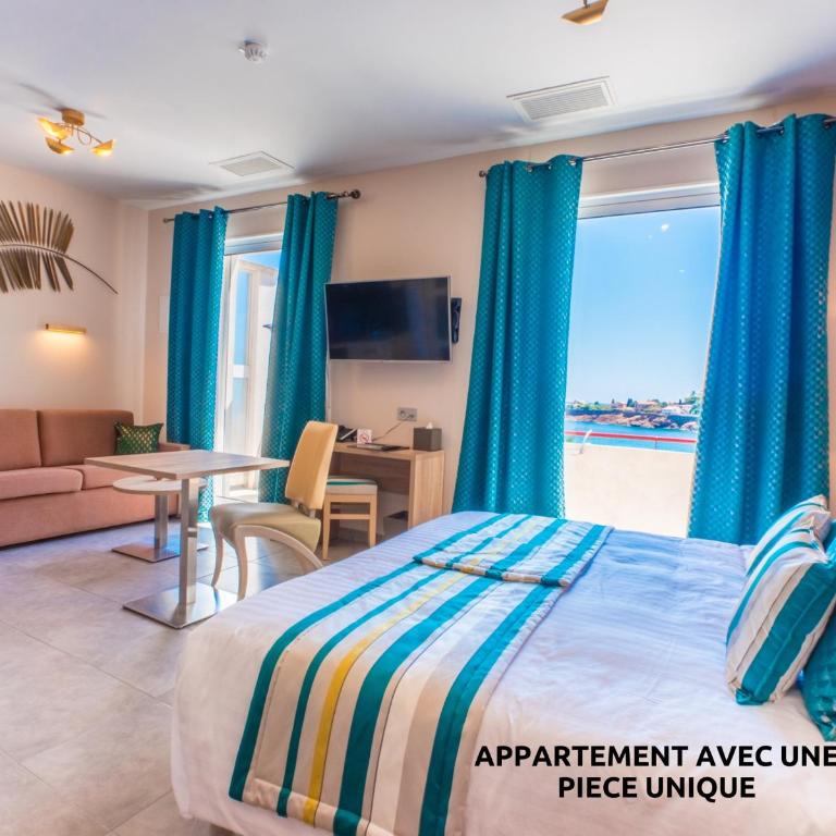 Hôtel et Appart Hôtel Les Flots Bleus - Studio Supérieur - Vue sur Mer - 2