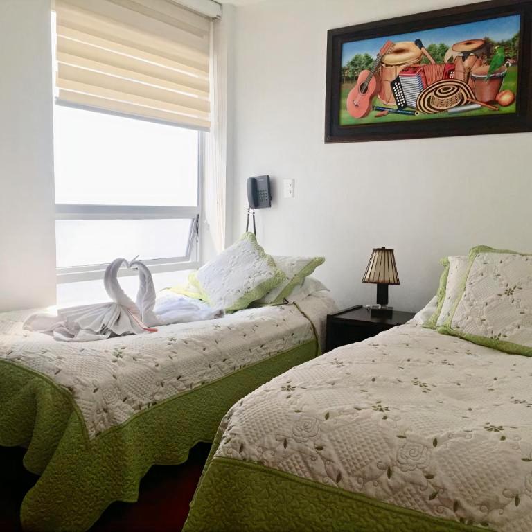 Hotel Parque Santander Tunja - Habitación Doble - 2 camas - 1