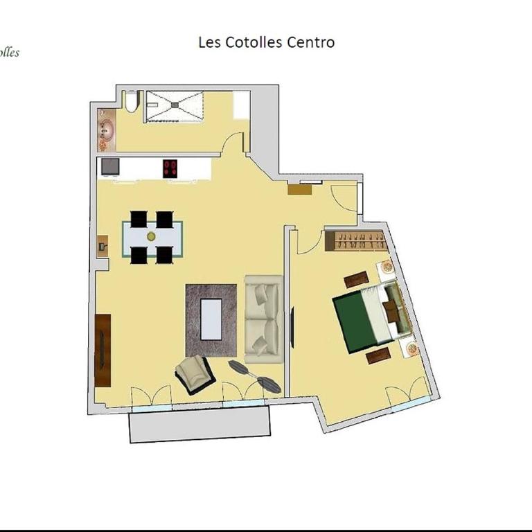 Les Cotolles Centro - Apartamento de 1 dormitorio - 3