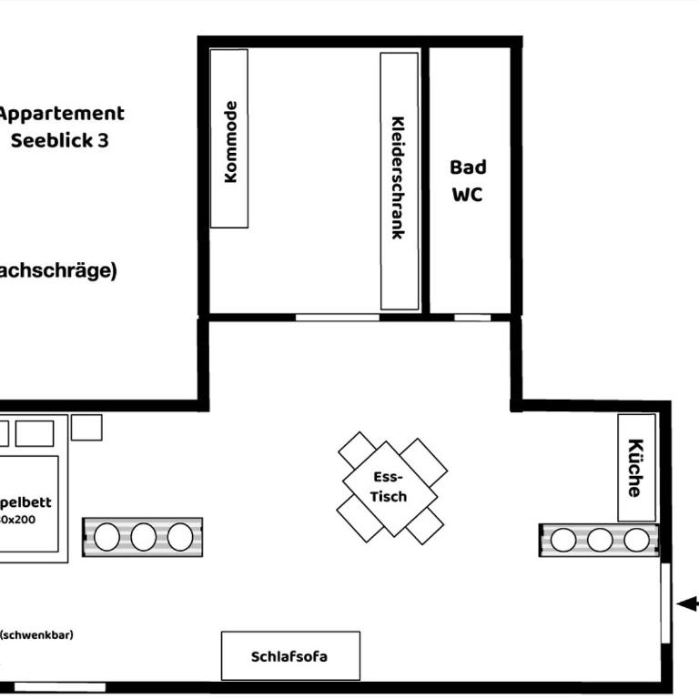 Haus Aussicht - Ferienwohnungen Velden - Studio-Apartment - 1