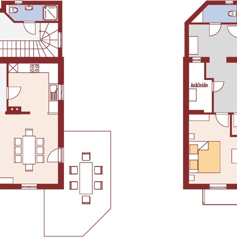 Ferienhaus Kleine Gartenvilla - Haus mit 3 Schlafzimmern - 5