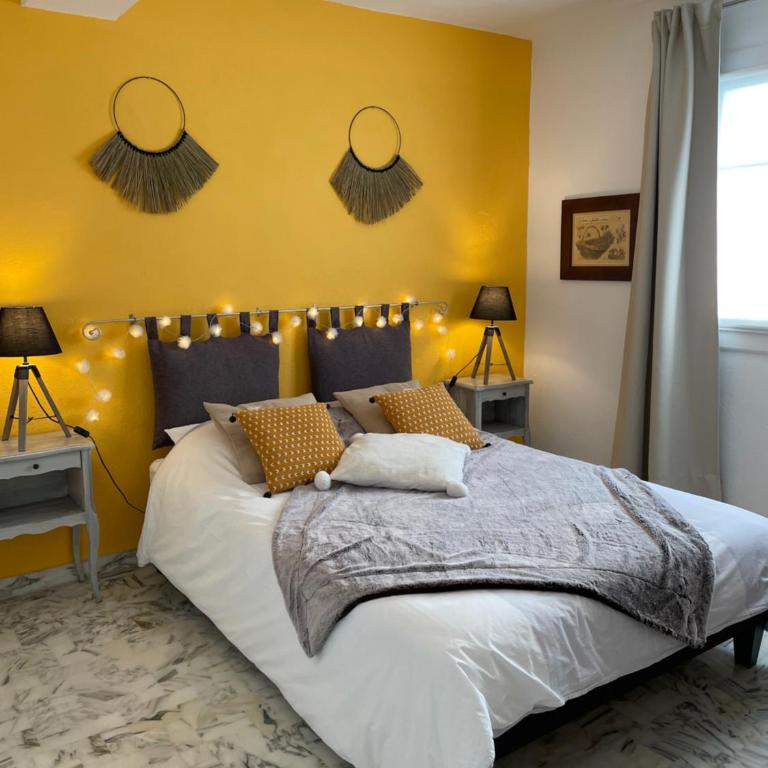 Lou Candelou - Chambre Double avec Douche - Vue sur Jardin - Soleil - 11