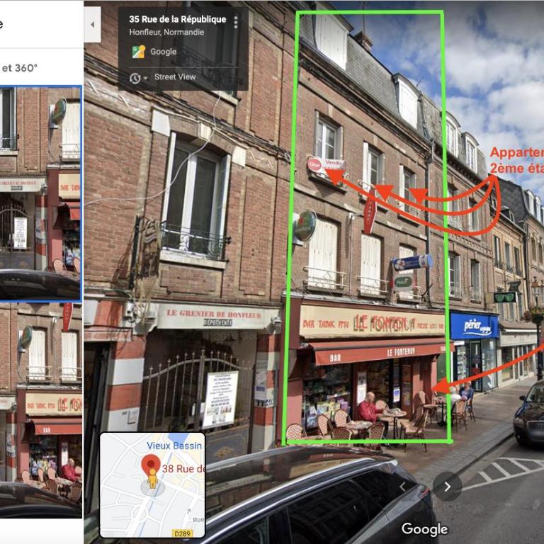 L'ancre Honfleuraise-HYPER CENTRE-Cosy-WIFI gratuit - Appartement 2 Chambres - 4