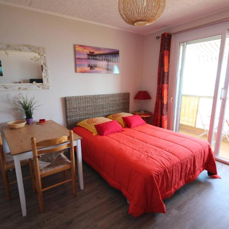 Studio climatise 2 couchages, Wifi, VUE MER directement à PORTIRAGNES PLAGE LXBFM10 - Studio Apartment with Sea View - 3