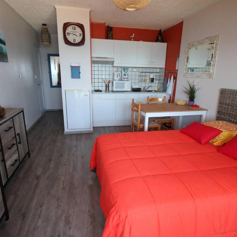 Studio climatise 2 couchages, Wifi, VUE MER directement à PORTIRAGNES PLAGE LXBFM10 - Studio Apartment with Sea View - 4
