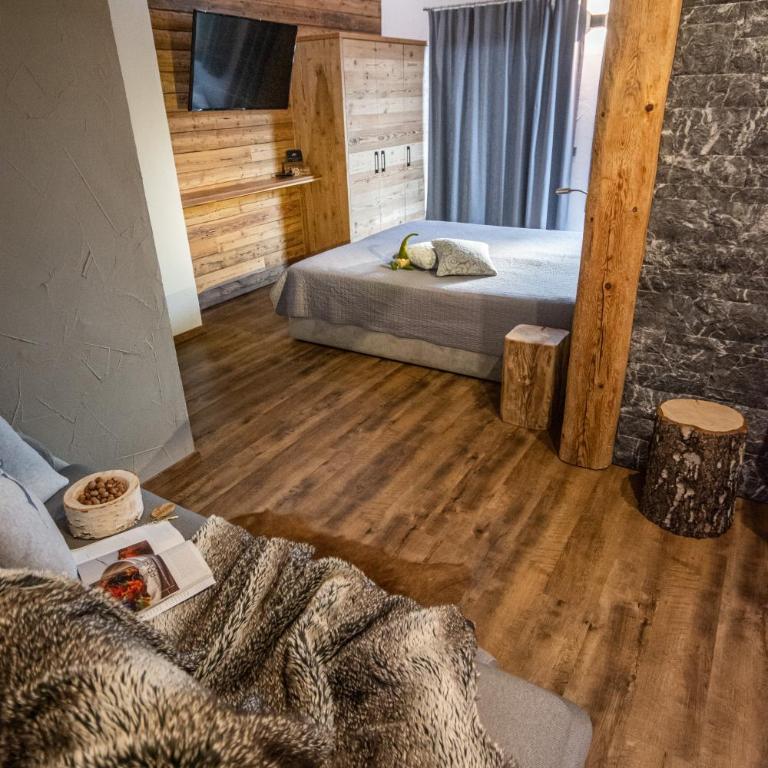 Casa de Fiemme - Vierbettzimmer mit Bergblick - 1