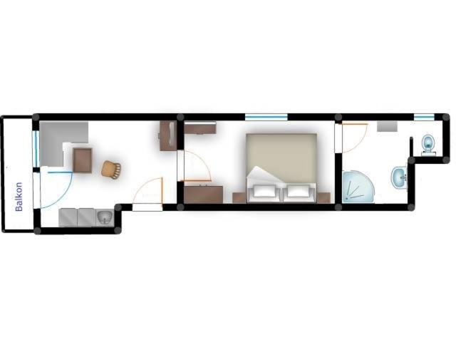 Landhaus Rieding - Apartment mit 1 Schlafzimmer und Balkon - 1