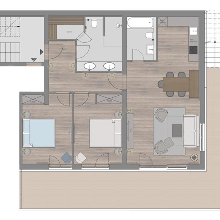 Almlodge Westendorf - Apartment mit 2 Schlafzimmern - 16