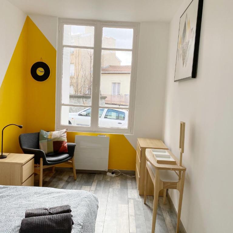 021 CHIC & COSY GRAND APPART 84m2 HYPERCENTRE WIFI SMART TV NETFLIX - Appartement 3 Chambres - 3