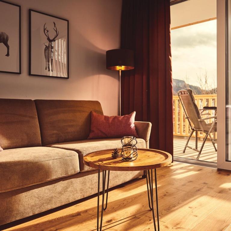 die Tauplitz Lodges - Alm Lodge A6 by AA Holiday Homes - Apartment mit Blick auf die Berge - 9