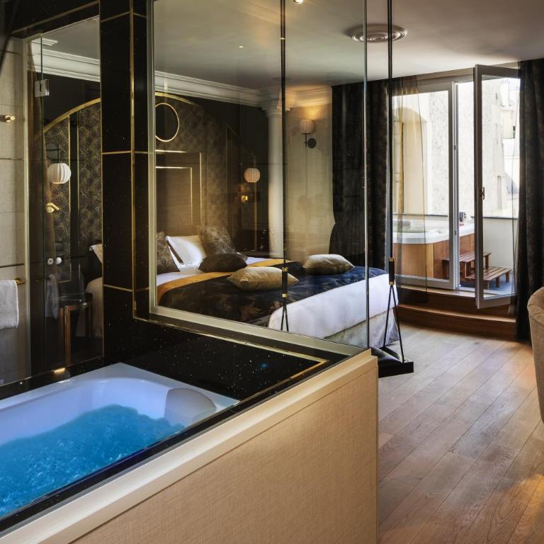 Paris j'Adore Hotel & Spa - Chambre Prestige Bain de Minuit - Avec Jacuzzi - 6