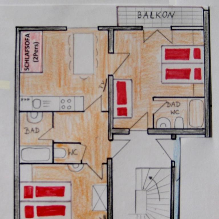 Apartments Spiegl Holzmann - Apartment mit 2 Schlafzimmern - 8