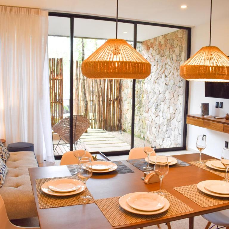 Amaka Calma Tulum by Cercana - Alojamiento de 1 dormitorio con terraza, jardín y piscina - 5