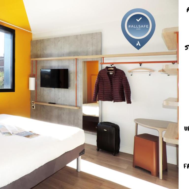 Ibis Budget Amiens Centre Gare - Chambre Double avec Grand Lit Double - 10