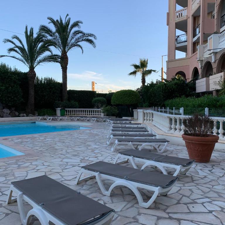 LE PALM AZUR - vue mer sur les iles de Lérins - Appartement 1 Chambre - 22
