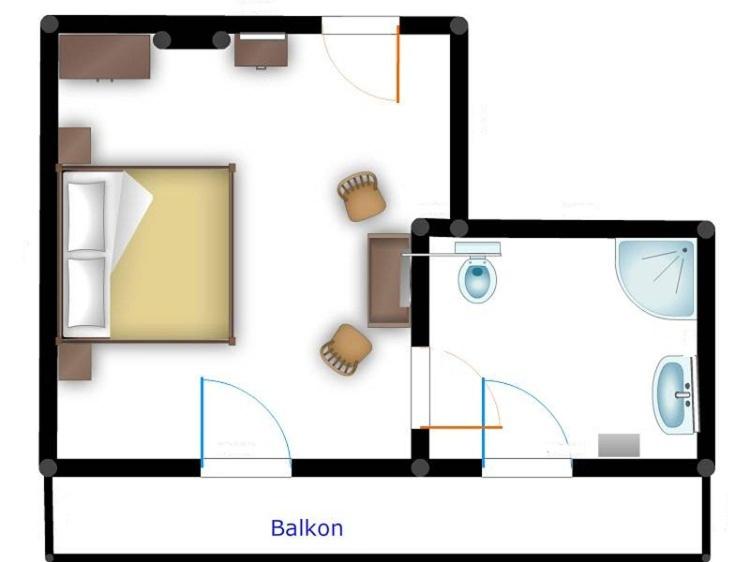 Landhaus Rieding - Doppelzimmer mit Balkon - 5