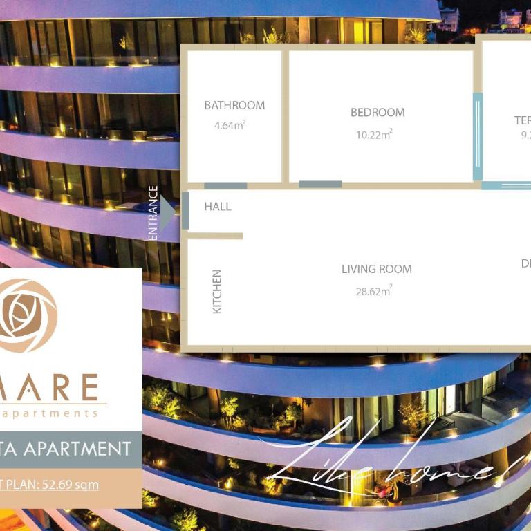 Amare Luxury Apartments - Apartman sa Bočnim Pogledom na More - 5