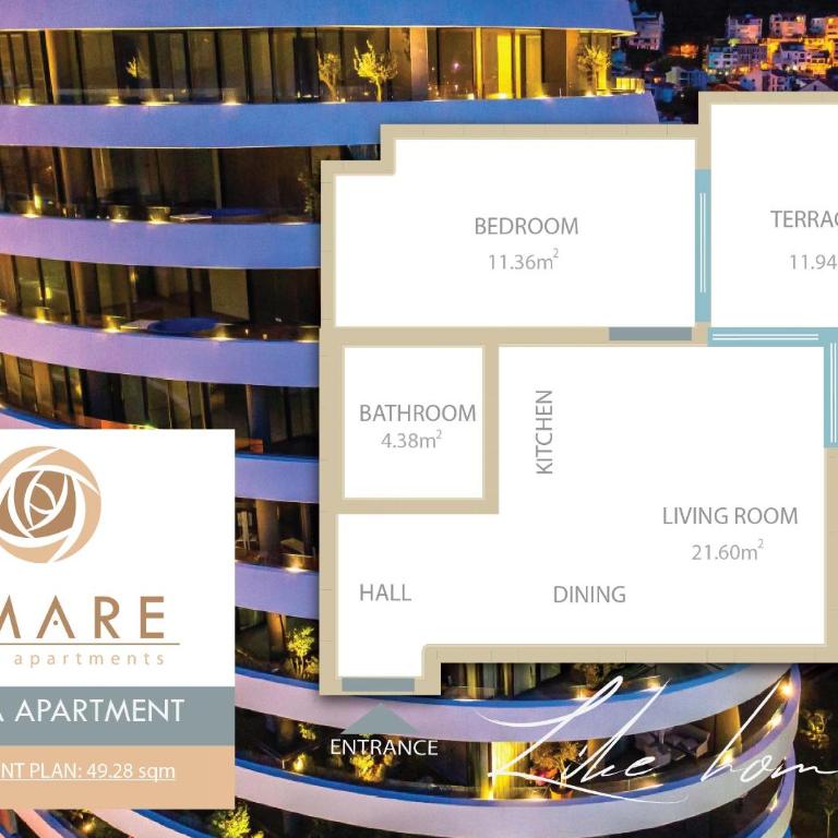 Amare Luxury Apartments - Apartman sa Bočnim Pogledom na More - 4