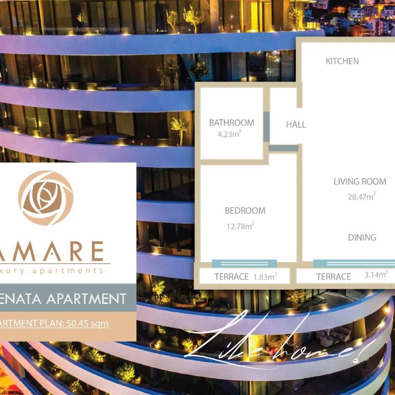 Amare Luxury Apartments - Apartman sa Pogledom na Planinu - 2