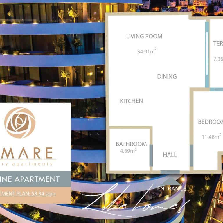 Amare Luxury Apartments - Apartman sa Pogledom na More - 2